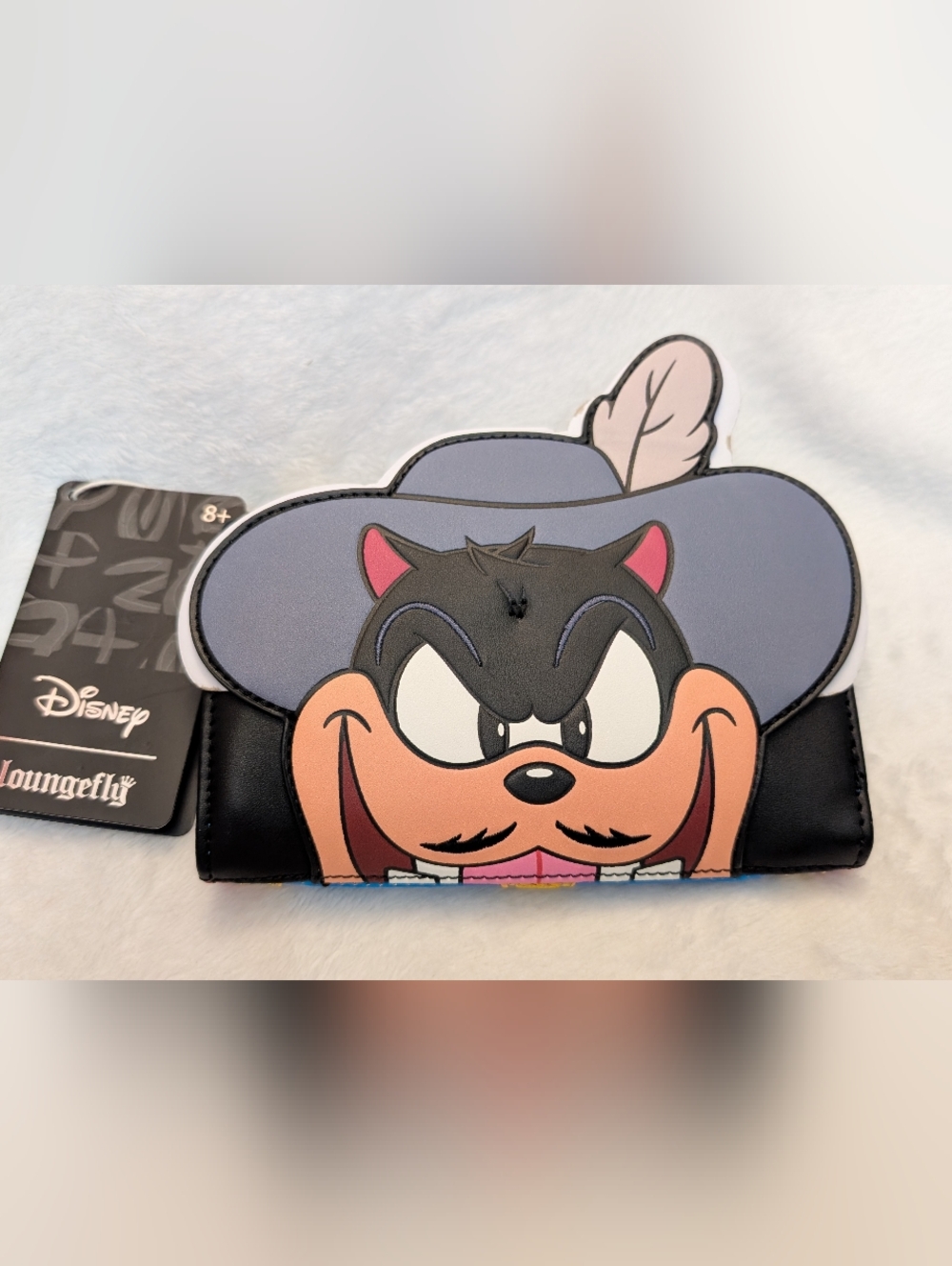 Loungefly wallet The Three Musketeers Pete Villain Disney NWT